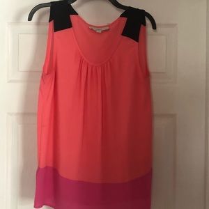 Top - pink, orange, black